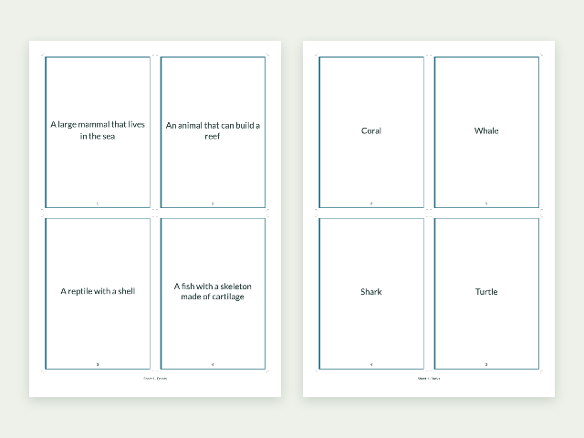 Preview of Printable flashcards