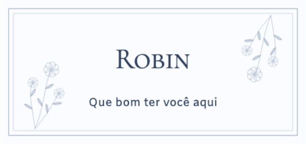 Um toque de azul · Editar cartões de convidados