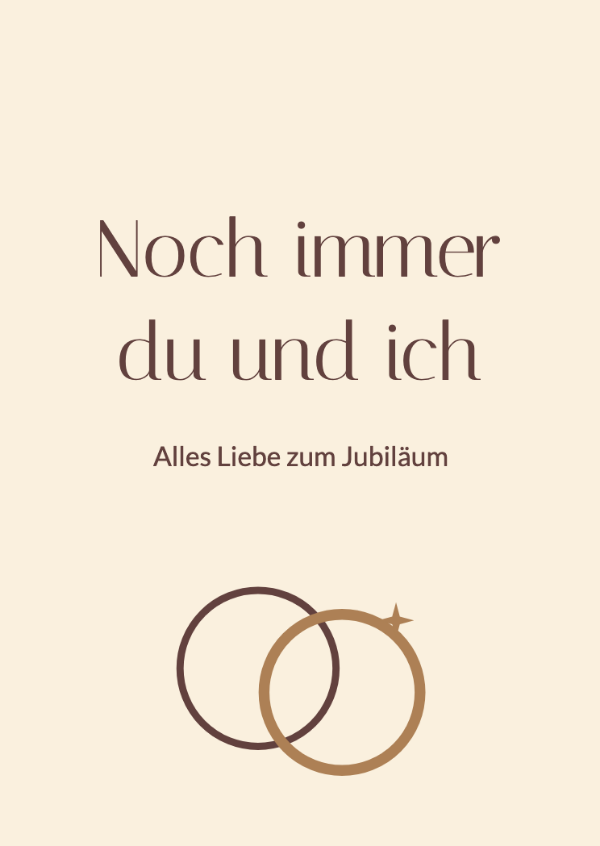 Für immer verbunden: Jubiläumskarten