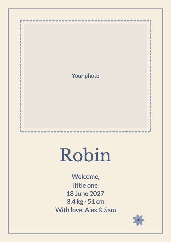 The happiest post: Birth announcements