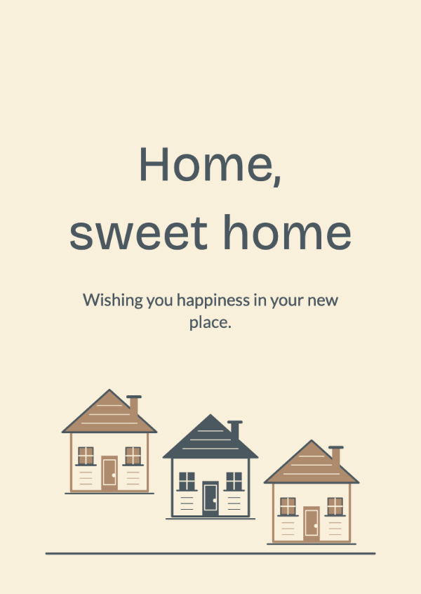 Your happy place: New-home cards