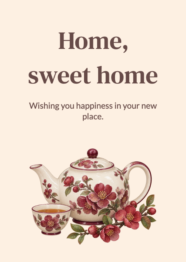 Put the kettle on: New-home cards