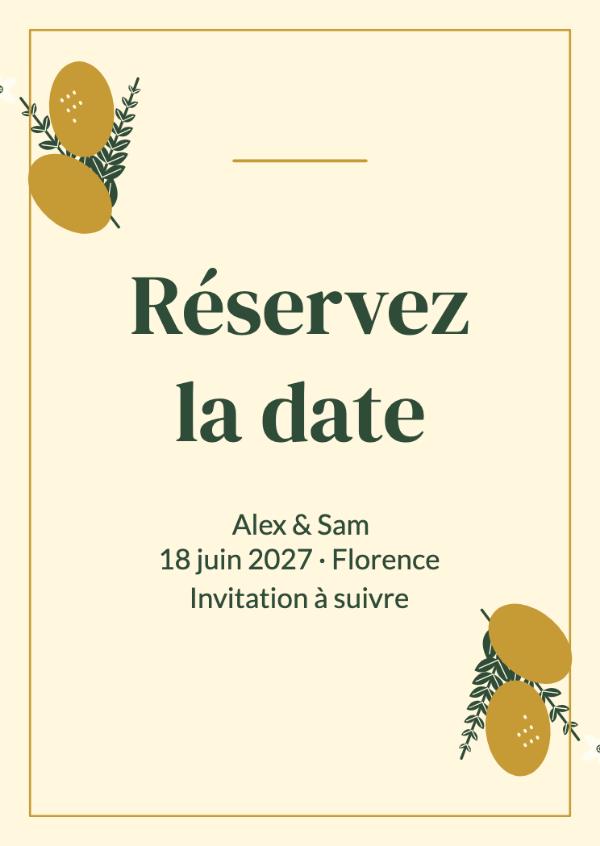 Sous les citronniers: Des citrons illustrés et des feuilles lustrées pour une fête ensoleillée.
