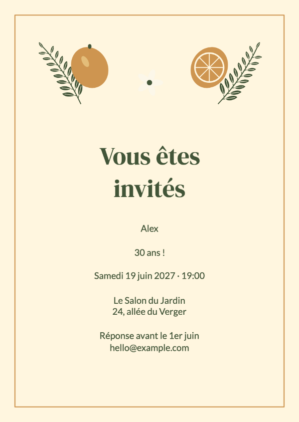 Un après-midi à l’apéritif: Invitations d’anniversaire