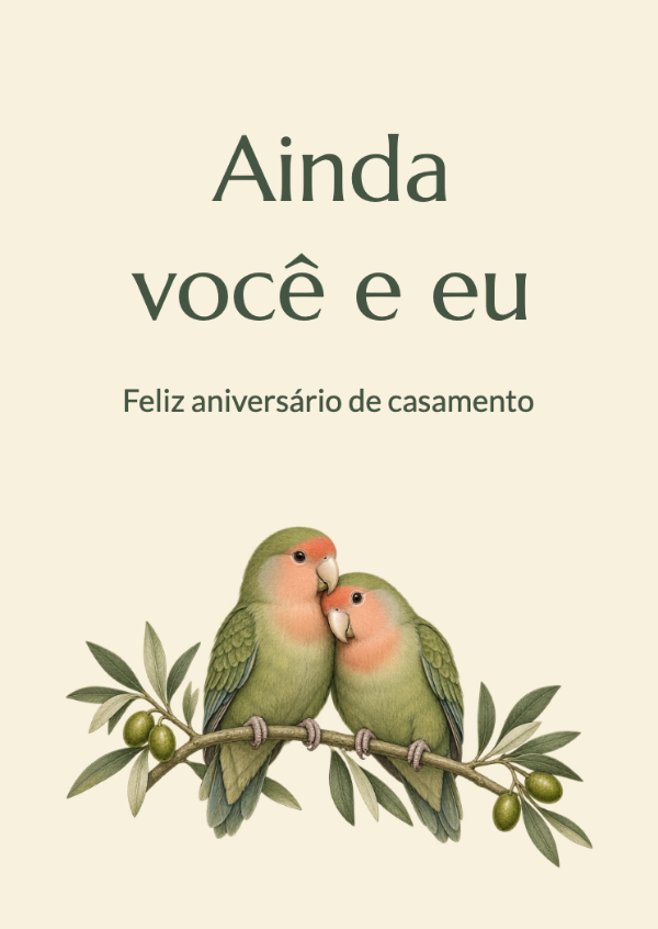 Mesmo ramo, nova estação: Cartões de aniversário de casamento