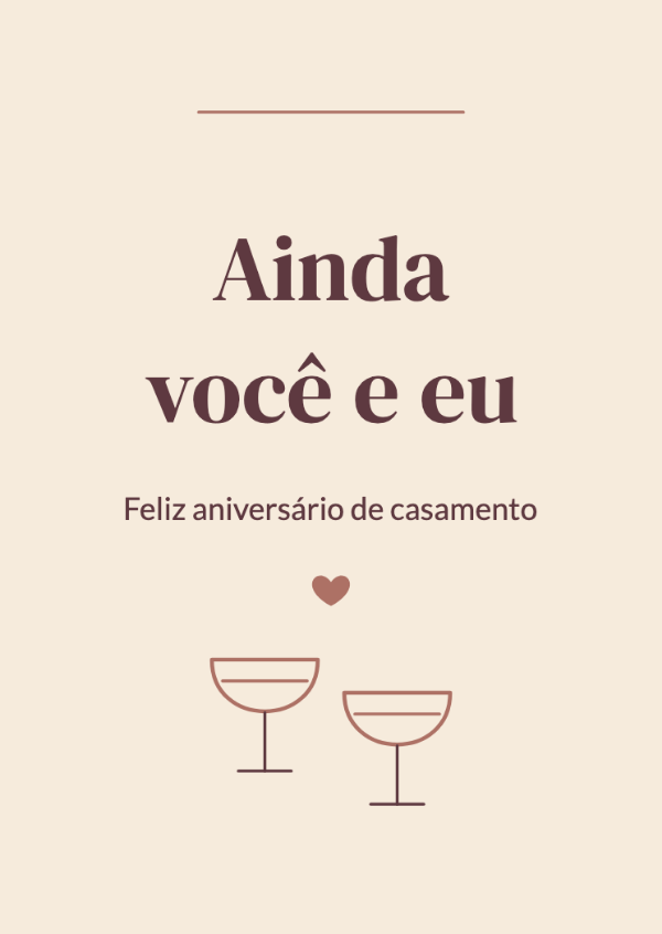Melhor com o tempo: Cartões de aniversário de casamento