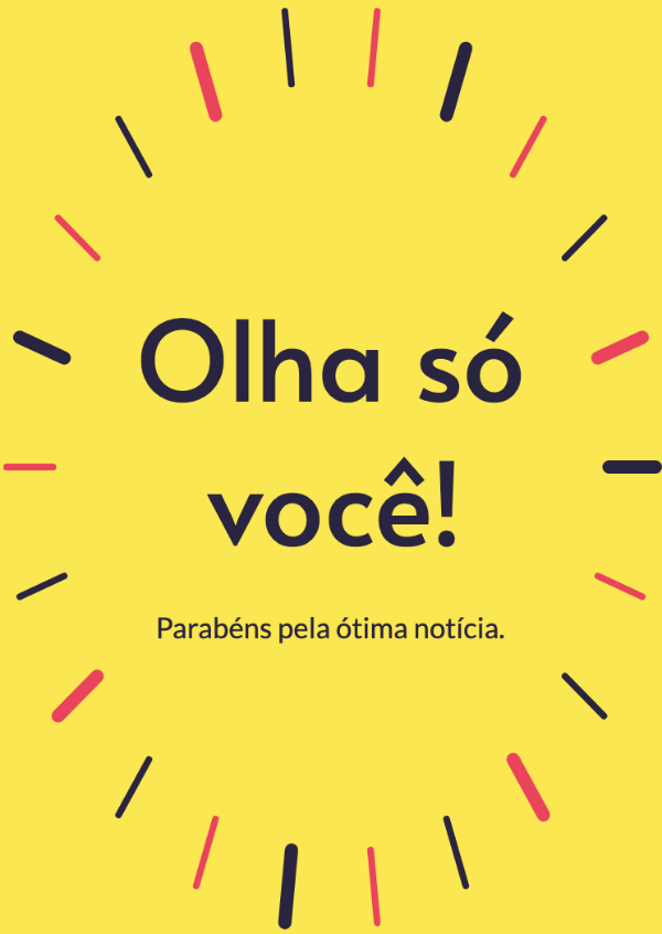 Simplesmente brilhante: Uma explosão gráfica de cores vivas e letras expressivas para um momento de orgulho.