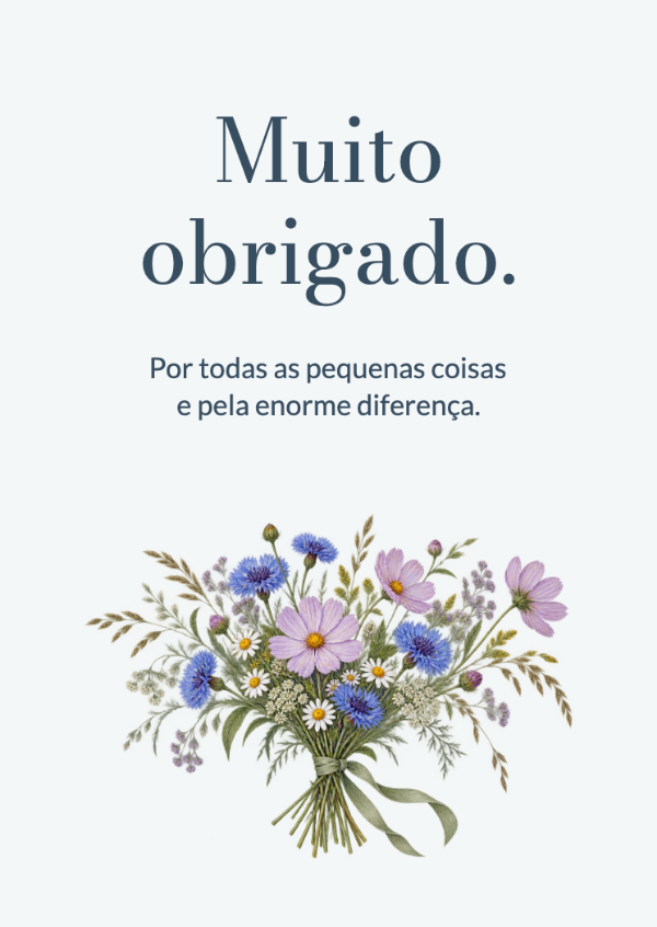 Escolhido só para você: Um buquê do campo detalhado, com sementes, hastes finas e pequenas pétalas.