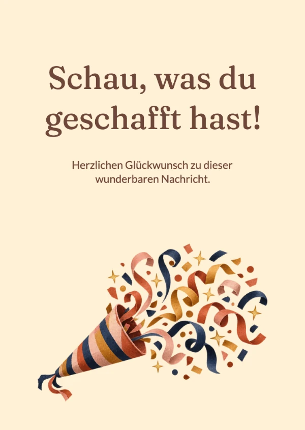 Glückwunschkarten