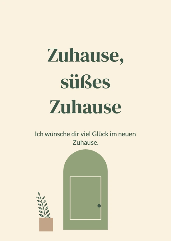 Karten zum Einzug