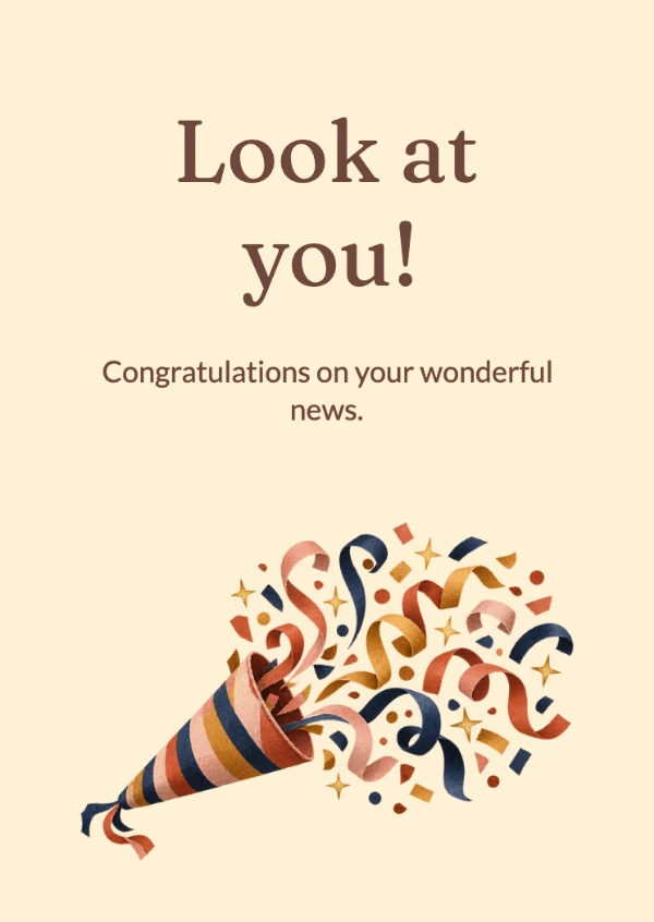 Congratulations cards