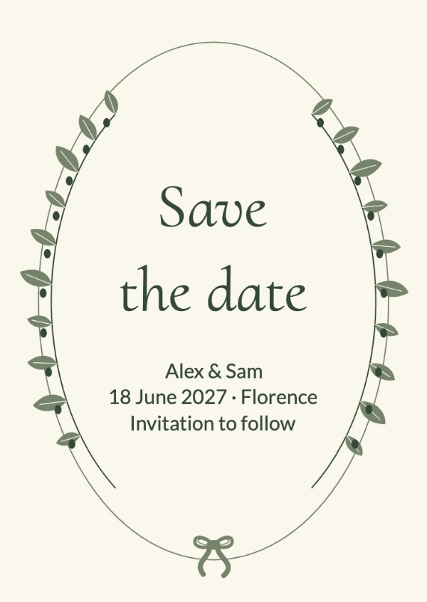 Save-the-date cards