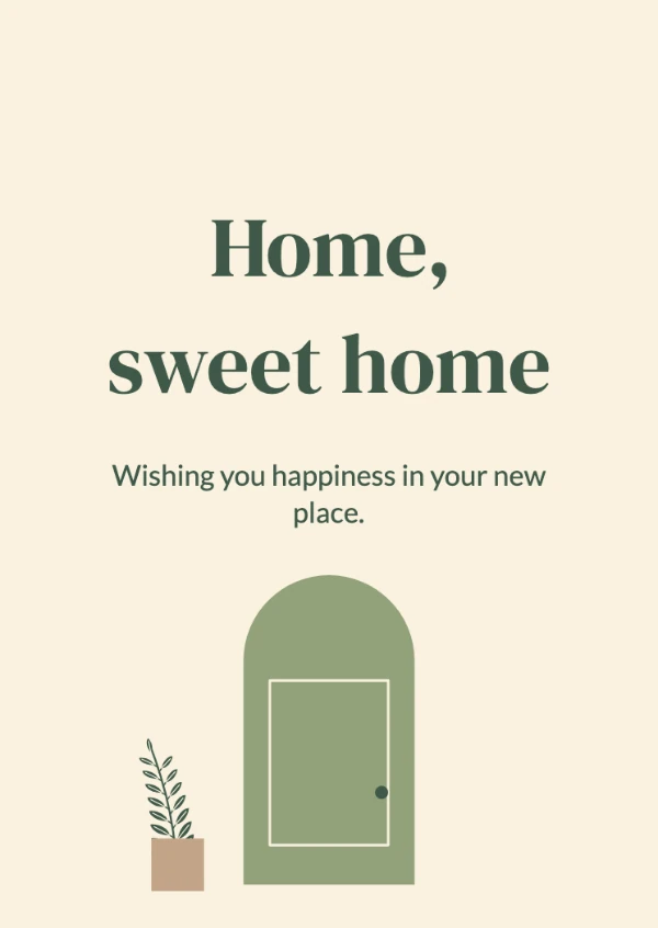 New-home cards