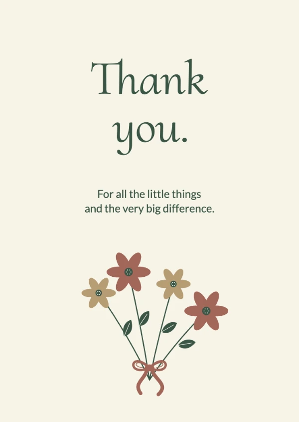 Thank-you cards