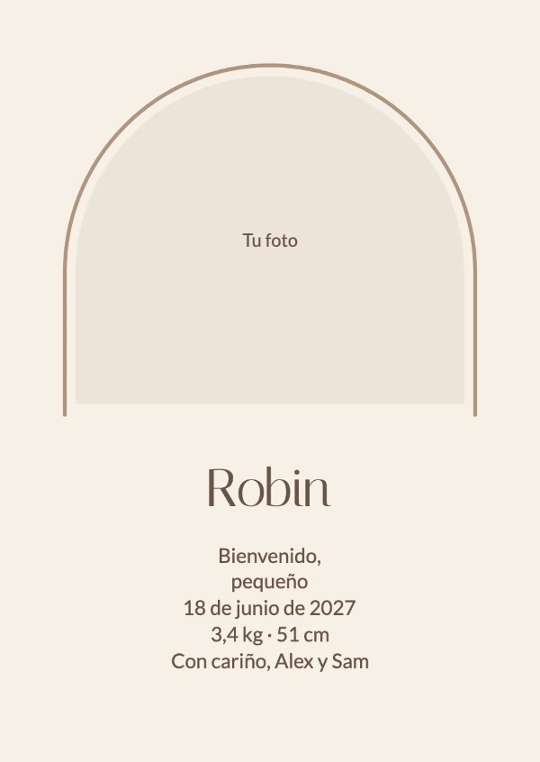 Anuncios de nacimiento