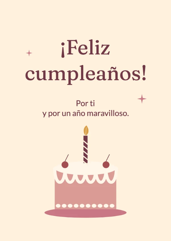 Tarjetas de cumpleaños