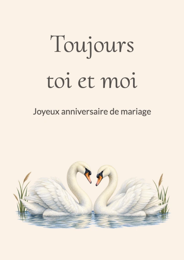 Cartes d’anniversaire de mariage