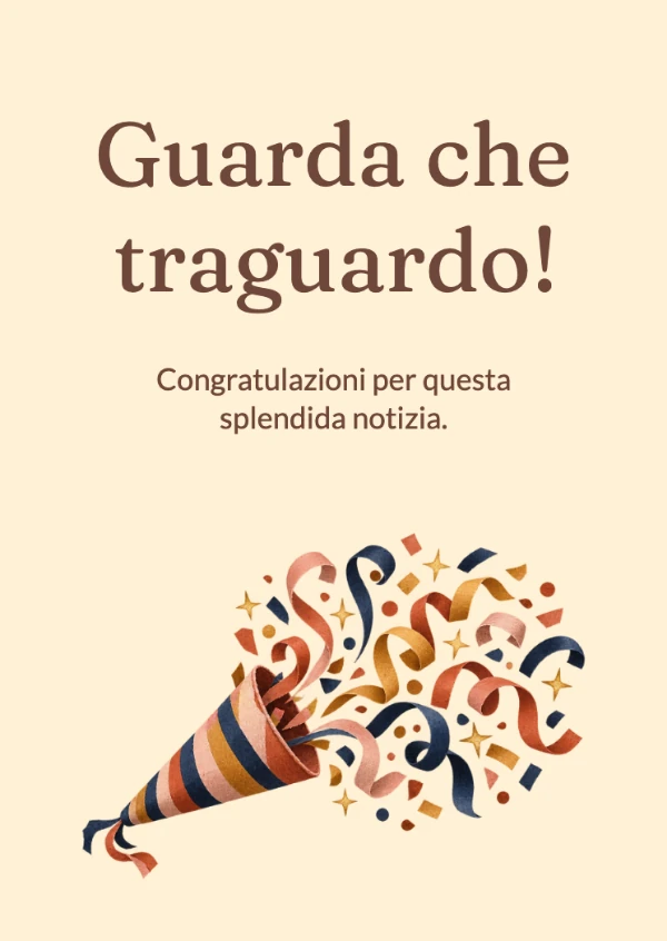 Biglietti di congratulazioni