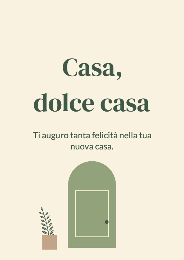 Biglietti per la nuova casa