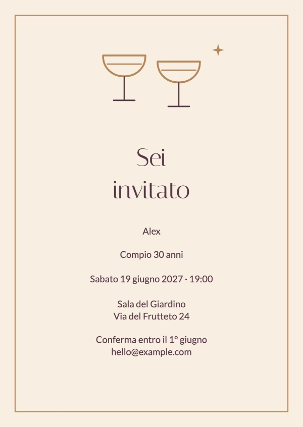 Inviti di compleanno