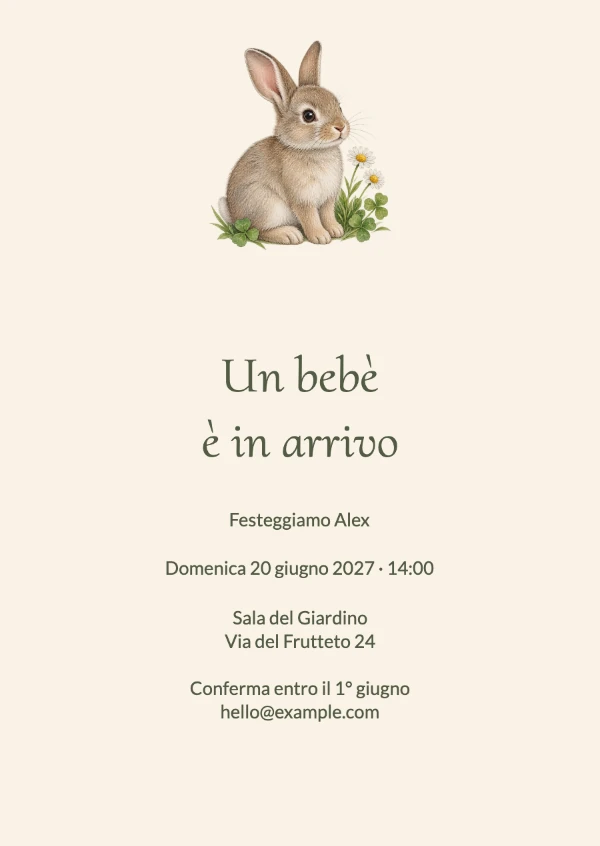 Inviti per baby shower