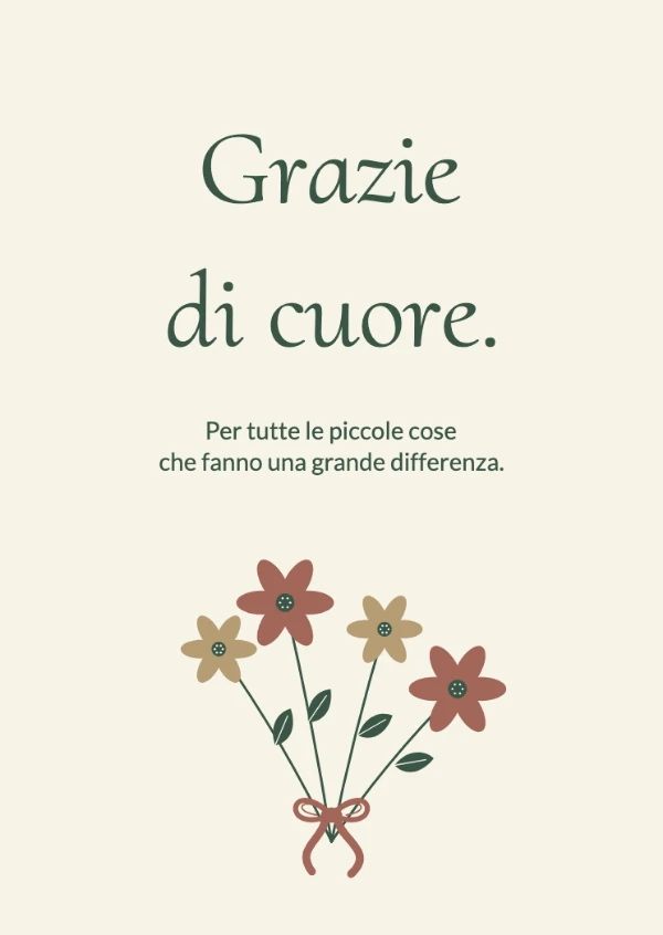 Biglietti di ringraziamento