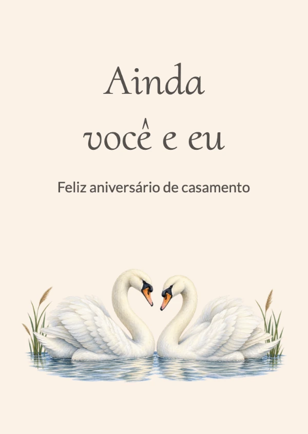 Cartões de aniversário de casamento