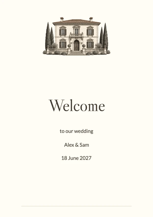 Wedding signs