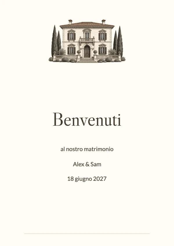 Cartelli per il matrimonio