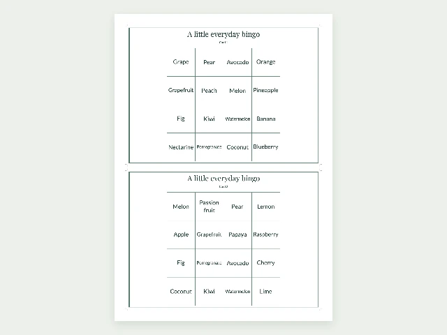 Free printable bingo card maker