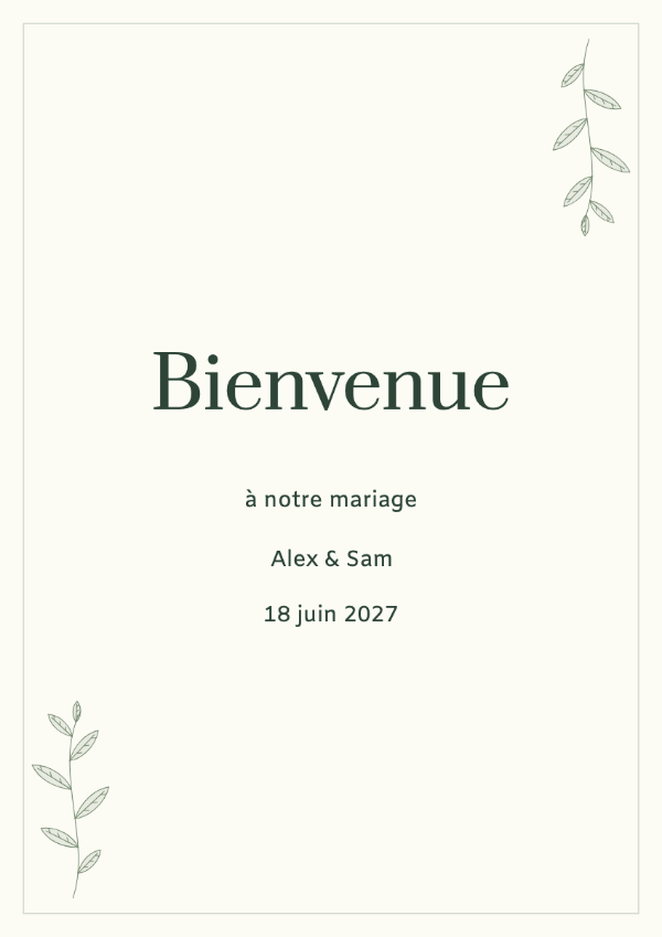 Vert jardin: Prata donne aux noms des traits fins et un rythme plus formel. Amiko apporte un accompagnement compact. Vérifiez les traits fins sur le papier choisi avant d’imprimer tout l’ensemble.