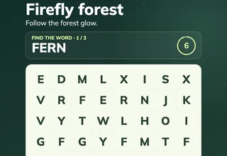Firefly forest – Video di parole nascoste